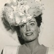 May 1945. At the Beverly Wilshire with a hat by Walter Florell.