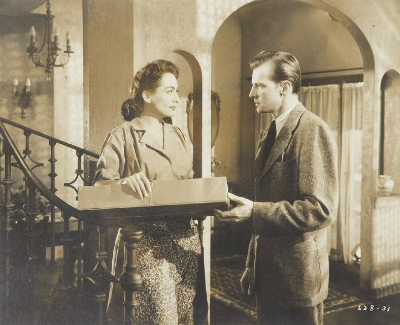 1945. 'Mildred Pierce.' With Bruce Bennett.