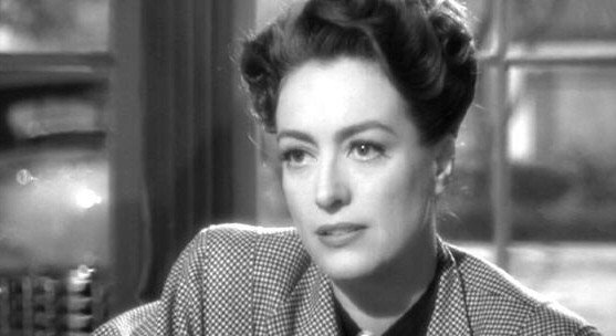 1945, 'Mildred Pierce' screen shot.