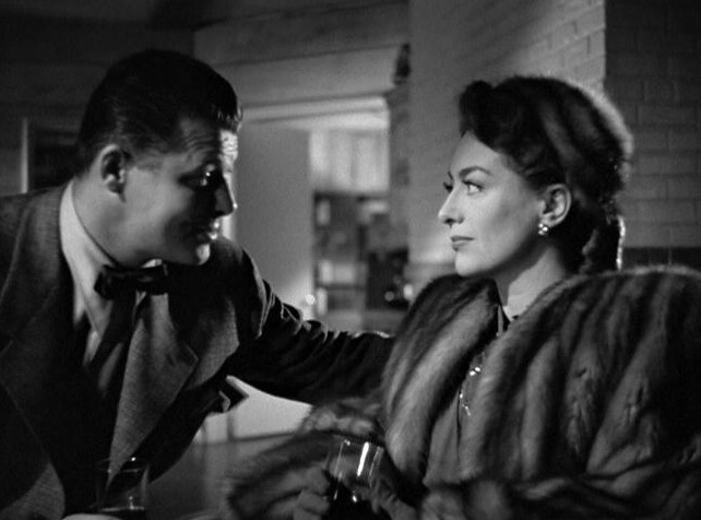 1945. 'Mildred Pierce' with Jack Carson.