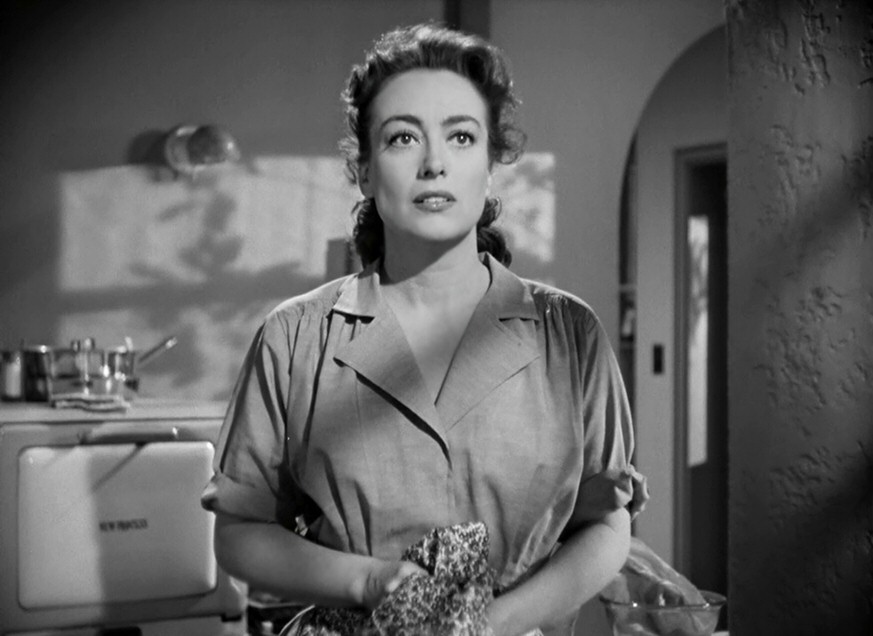 1945. 'Mildred Pierce' screen shot.