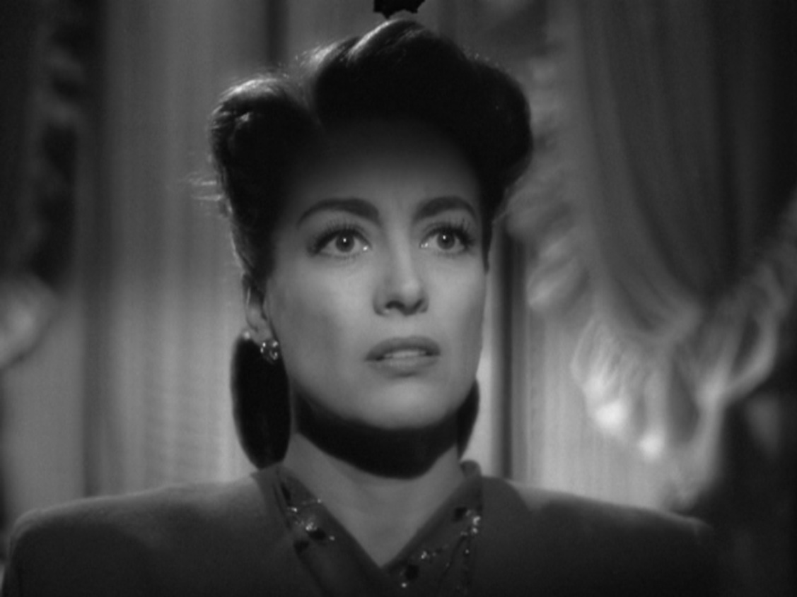 1945. A screen shot from 'Mildred Pierce.'