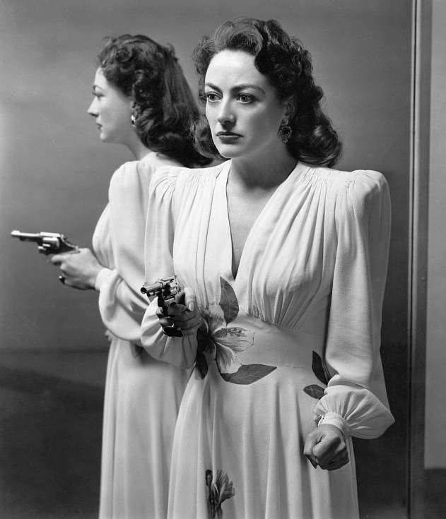 1945. Publicity for 'Mildred Pierce.'