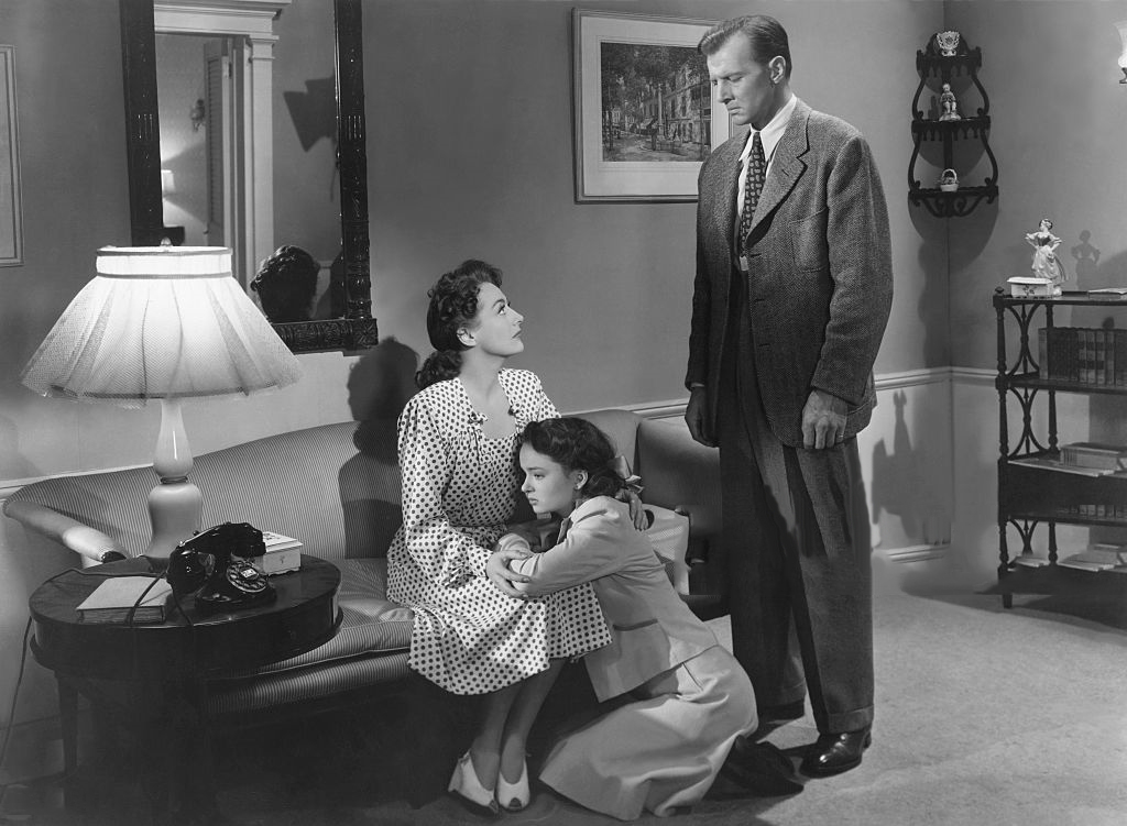 1945. 'Mildred Pierce.' With Ann Blyth and Bruce Bennett.