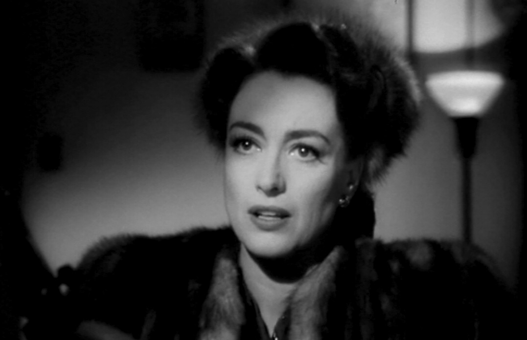 1945. A screen shot from 'Mildred Pierce.'