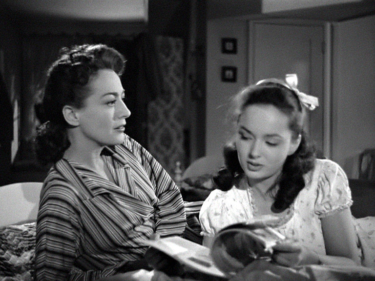 1945. 'Mildred Pierce.' With Ann Blyth.