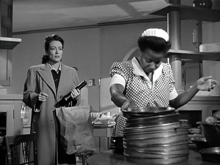 1945. 'Mildred Pierce.' With Butterfly McQueen.