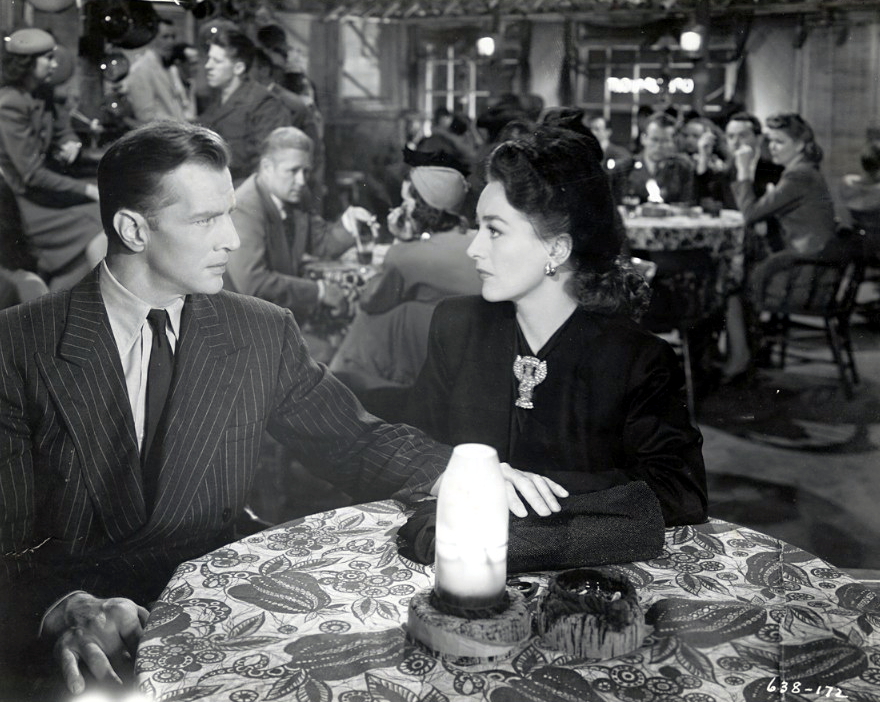 1945. 'Mildred Pierce.' With Bruce Bennett.