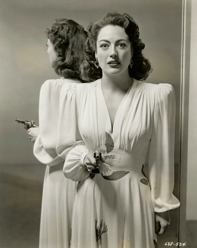 1945. 'Mildred Pierce' publicity.