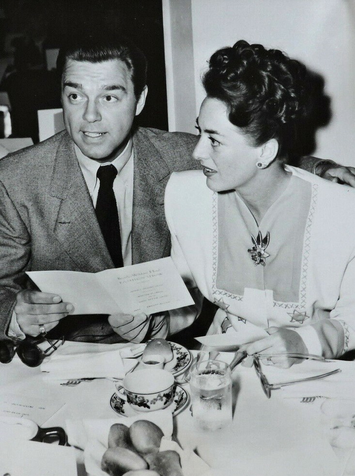 May 1945. At the Beverly Wilshire with husband Phil Terry.