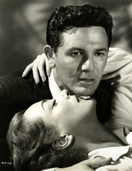 1946. 'Humoresque' publicity with John Garfield.