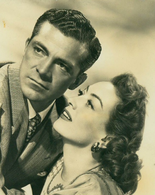 'Daisy Kenyon' publicity, with Dana Andrews.