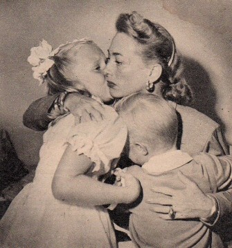 1947, with Christina and Christopher.