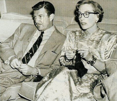 1949. With designer Adrian.