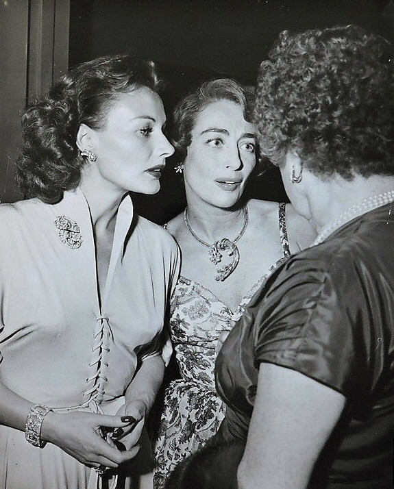 August 1949. With Florence Marly, left, and Constance Collier.