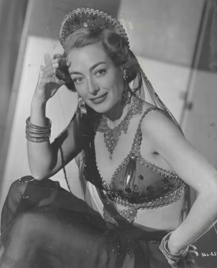 1949. 'Flamingo Road' publicity.