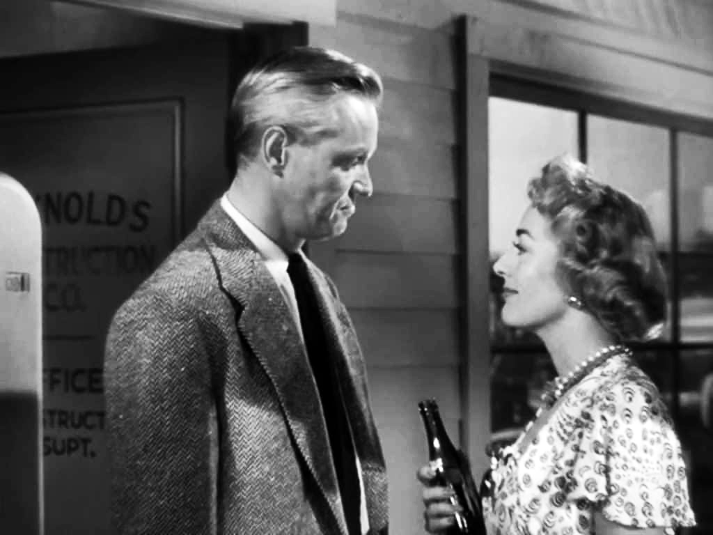 1949. A screen shot from 'Flamingo Road' with David Brian.