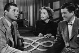 With Jack Carson (left) and Dennis Morgan. Source: Hulton.