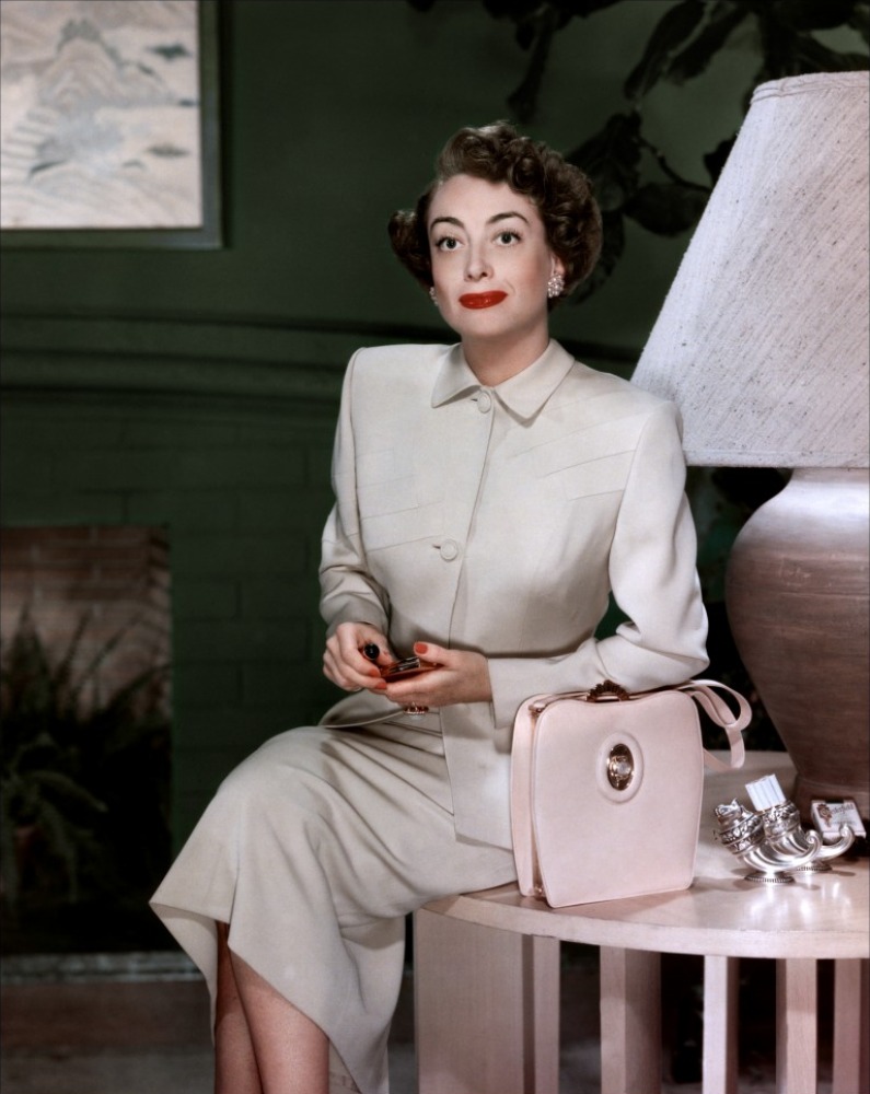 1950 publicity for Evans handbags.