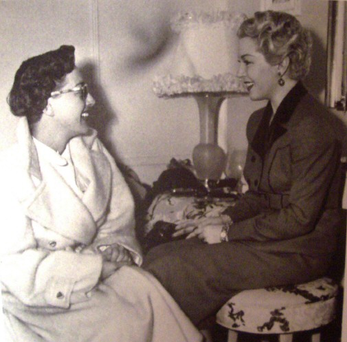 1950. On the set of Lana Turner's 'A Life of Her Own.' Photo courtesy of Liza Waldman's lanaturneronline.com. 