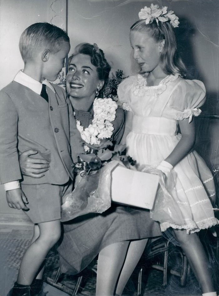 May 1950. With Christopher and Christina.