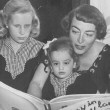 October 1950, with the family at home. Shot by Bert Six.