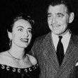 Circa 1949, with Clark Gable and Louella Parsons at the Brown Derby.