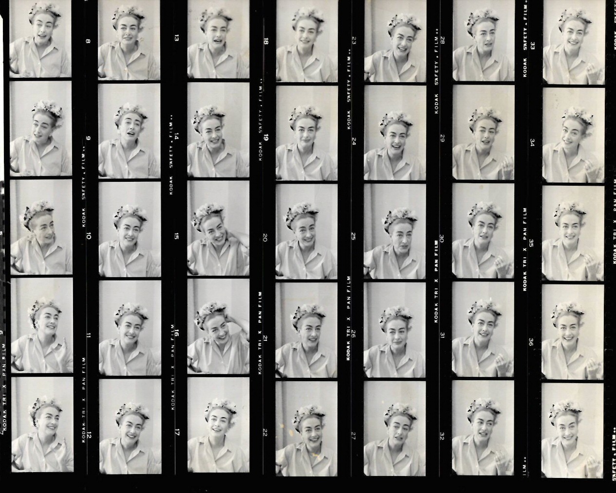 A 1959 contact sheet by Eve Arnold.