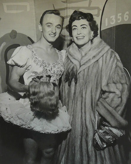 1953, with dancer.