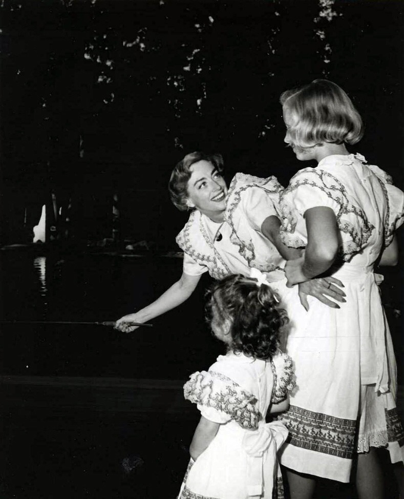 Circa 1950. With Christina and a twin.