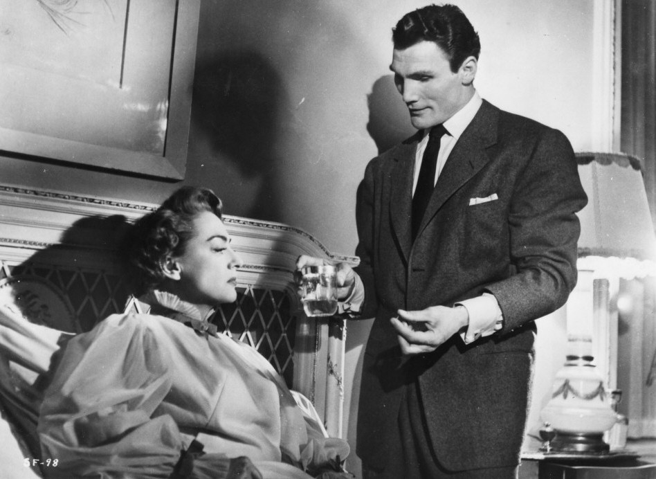 1952 film still from 'Sudden Fear,' with Jack Palance.