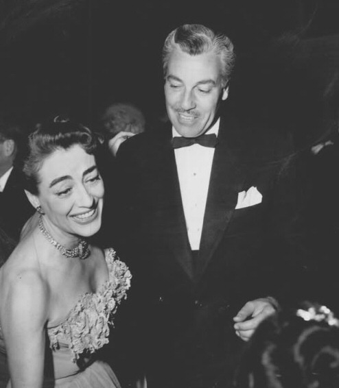 April 1953. At Ciro's with Cesar Romero.