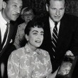 1954. Receiving unknown award in Los Angeles. Shot by Bert Parry.