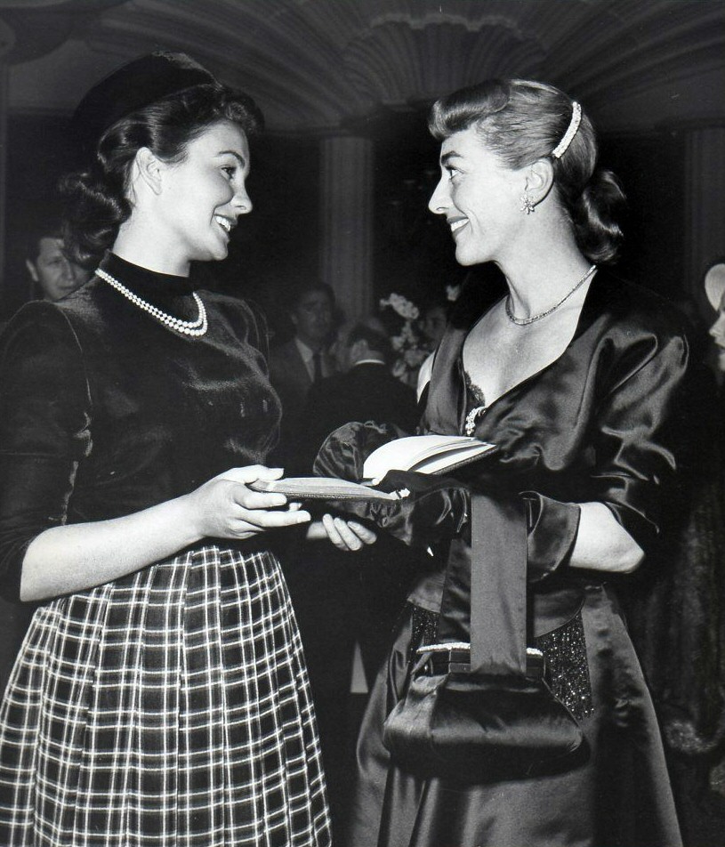 1948, with Jean Simmons.