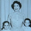 1953. On the set of 'Torch Song' with the kids.