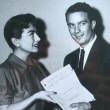 August 1955. Presenting the newly hired Cliff Robertson with the script for 'The Way We Are.'