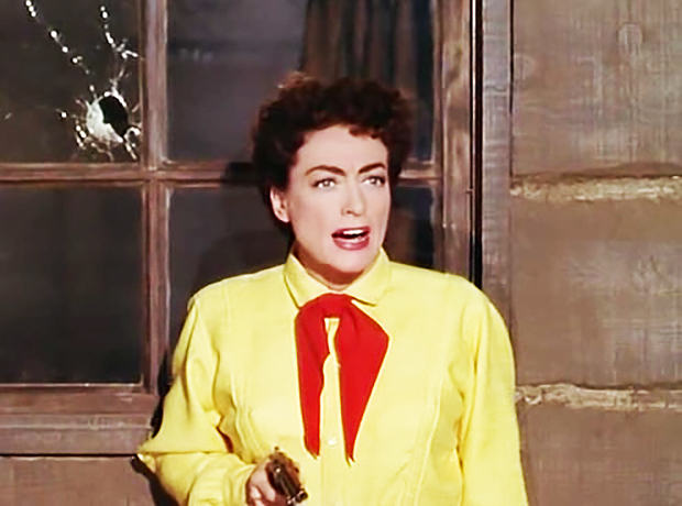 1954. A screen shot from 'Johnny Guitar.'