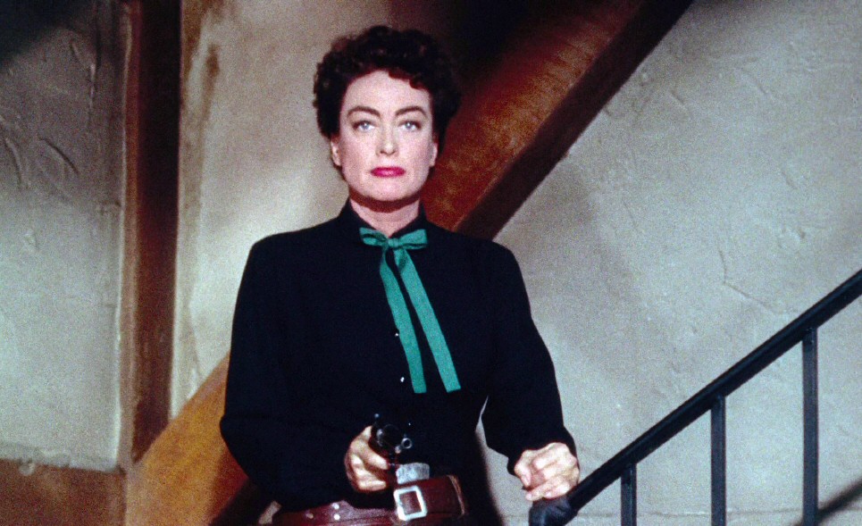 1954. A screen shot from 'Johnny Guitar.'