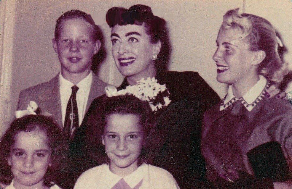 November 1954, with Christopher, Christina, and the Twins.