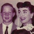 November 1954. With Chris, Christina, and the Twins.