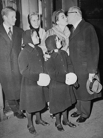 December 11, 1955. At Grand Central Station in NYC.