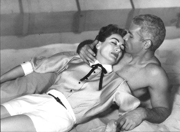 With Jeff Chandler.