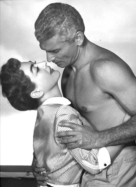 With Jeff Chandler.