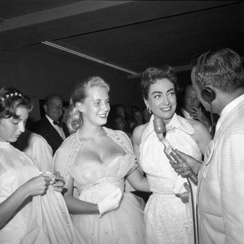 October 1955 at Los Angeles Ice Follies with Christina.