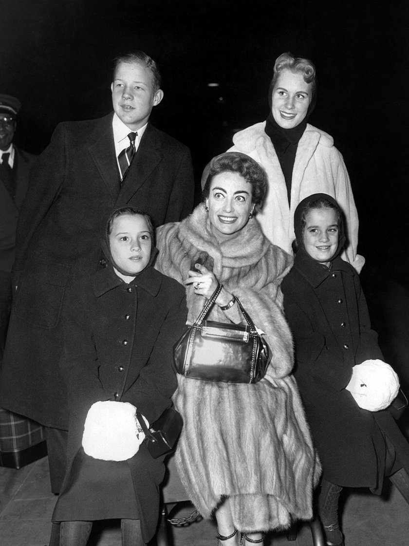 December 11, 1955. At Grand Central Station with the kids.