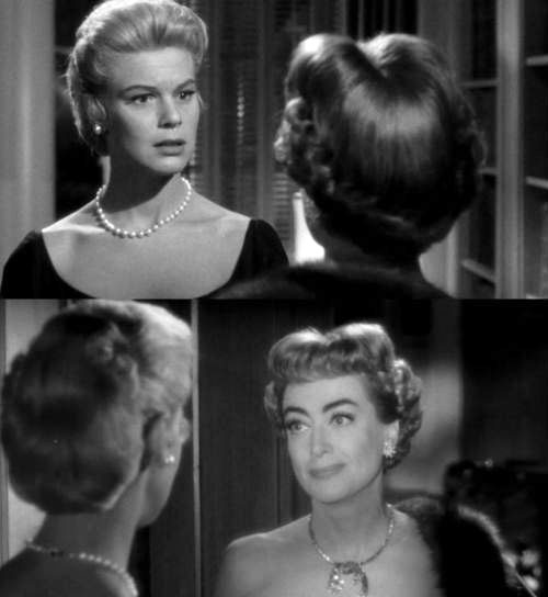 1955. Screen shots from 'Queen Bee' with Betsy Palmer.
