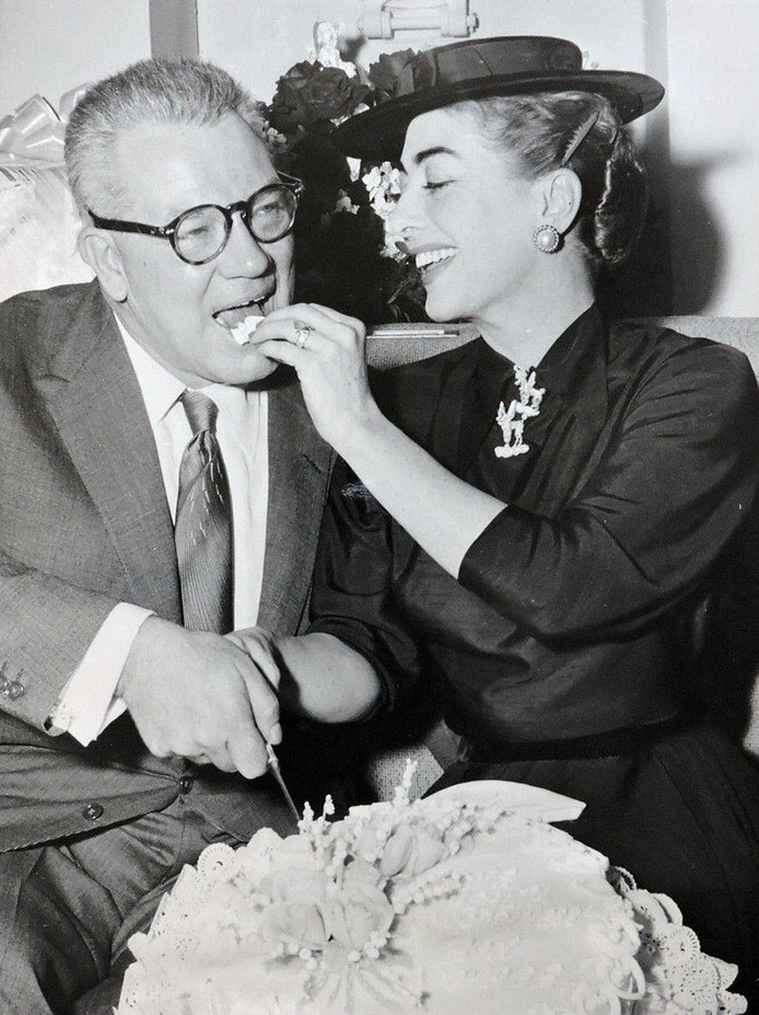 May 26, 1955. On the SS United States with new husband Al Steele.