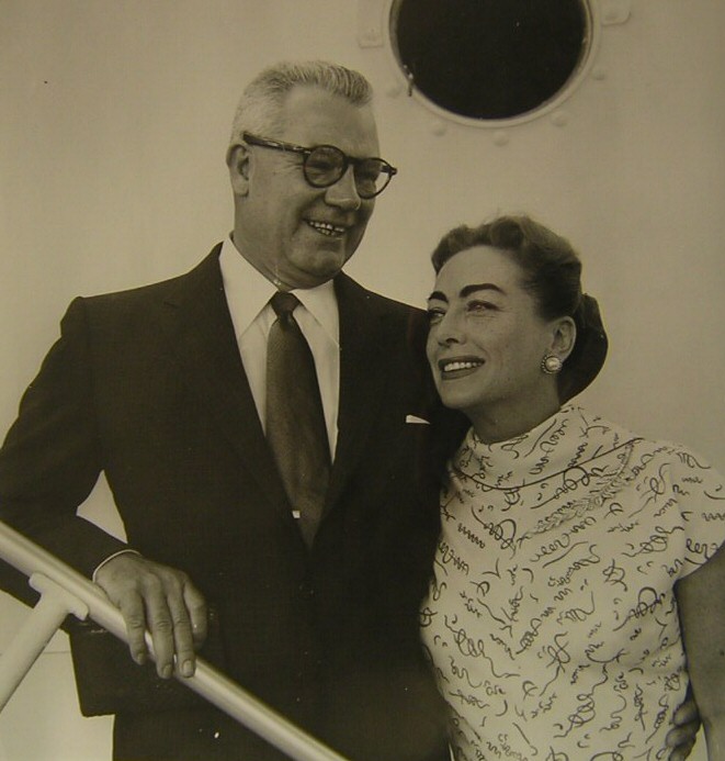 1955 publicity with husband Al Steele.