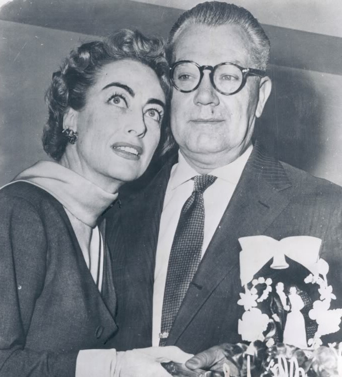 May 13, 1955. With new husband Al Steele in Los Angeles.