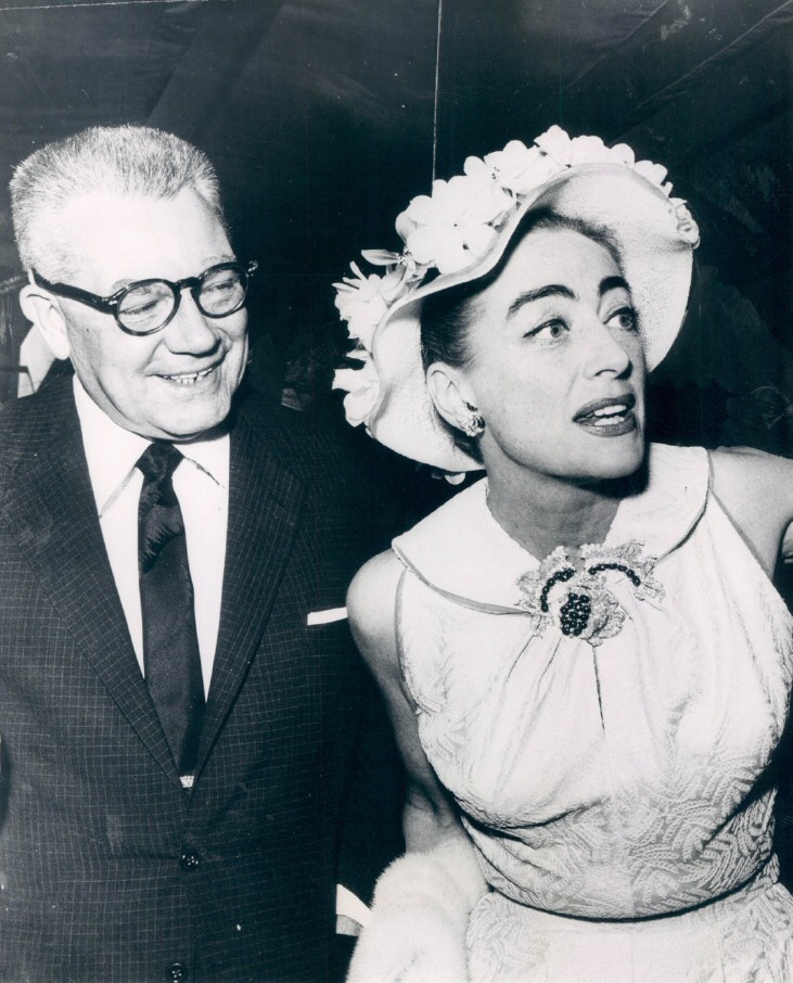 July 1956. With husband Al Steele in London.